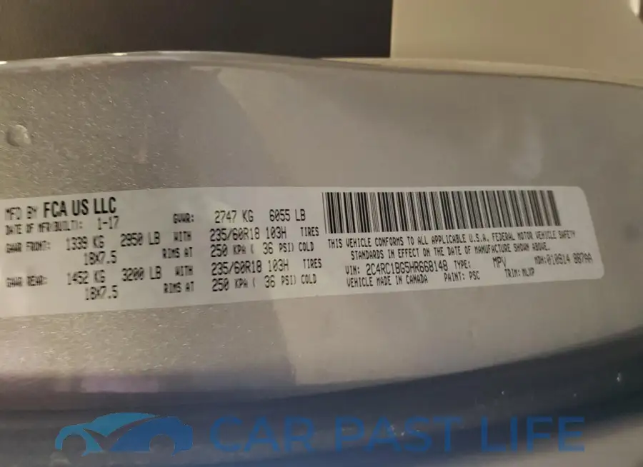 2C4RC1BG5HR668148# 13