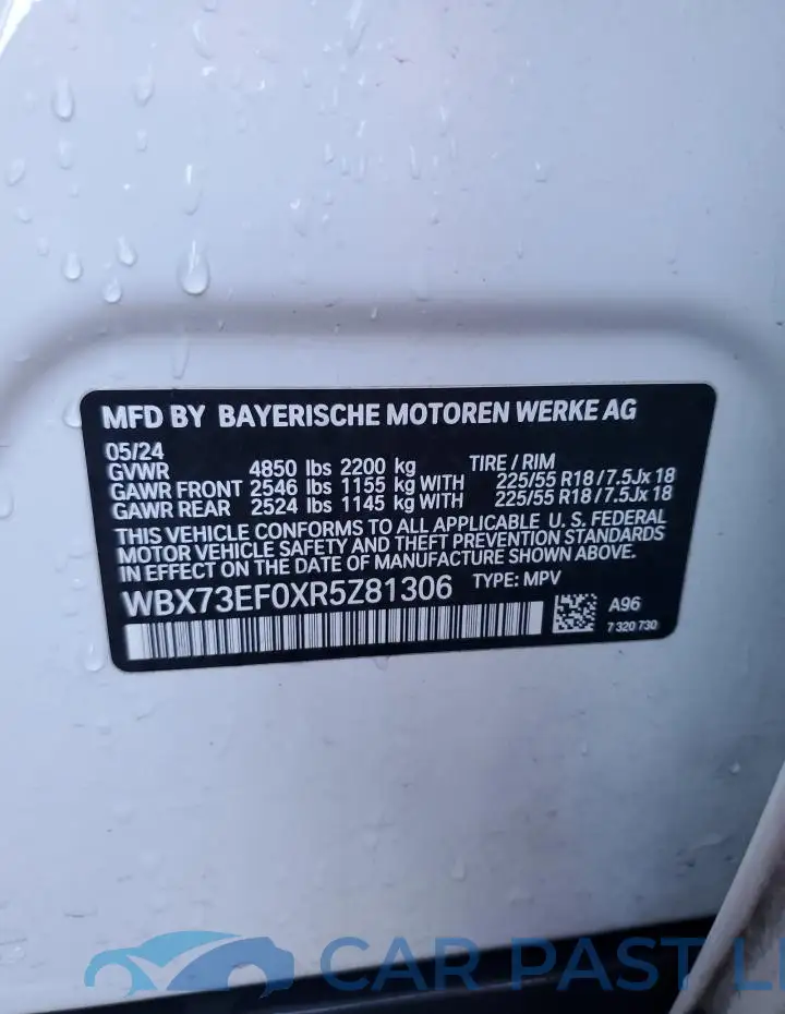 WBX73EF0XR5Z81306# 13