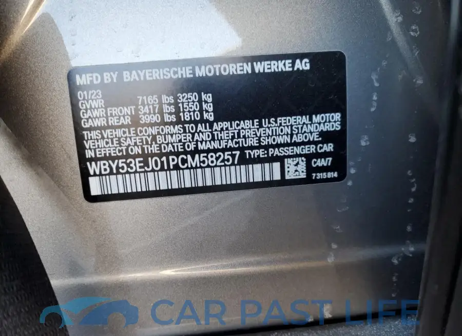 WBY53EJ01PCM58257# 13