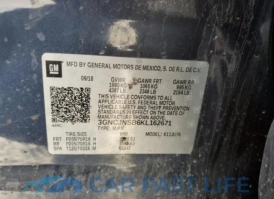 3GNCJNSB6KL162671# 13