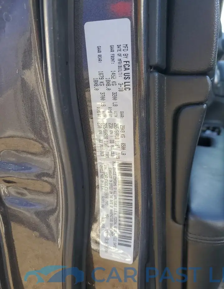 1C4RJFAG6JC315808# 13