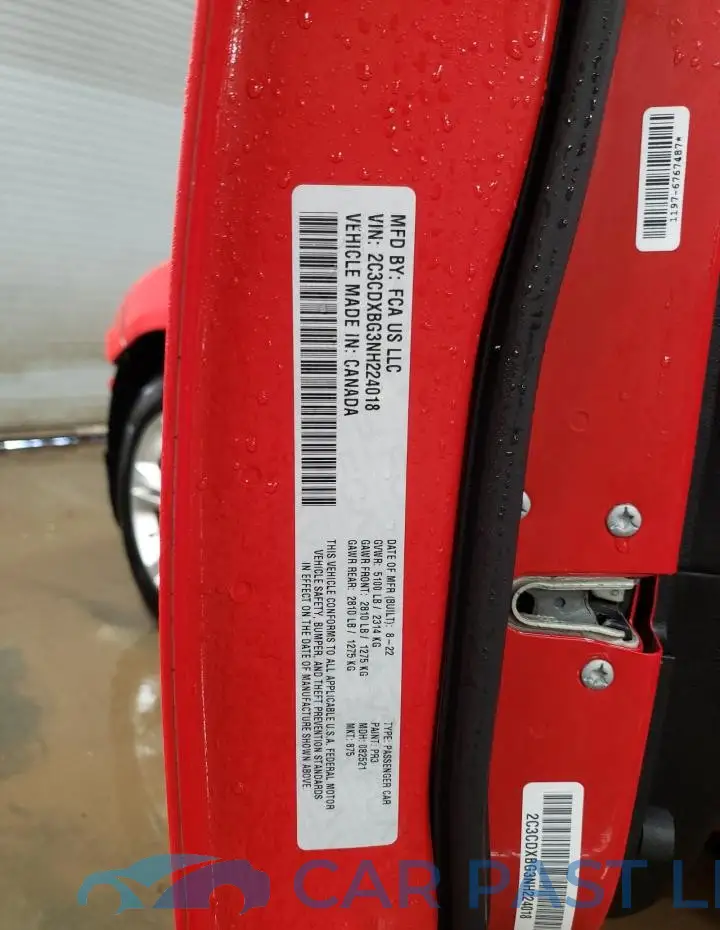 2C3CDXBG3NH224018# 13