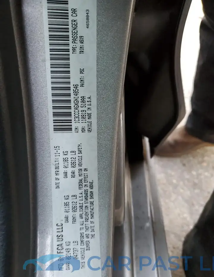 1C3CCCAGXGN148546# 13