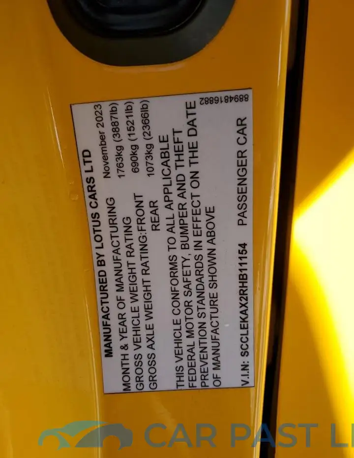 SCCLEKAX2RHB11154# 12