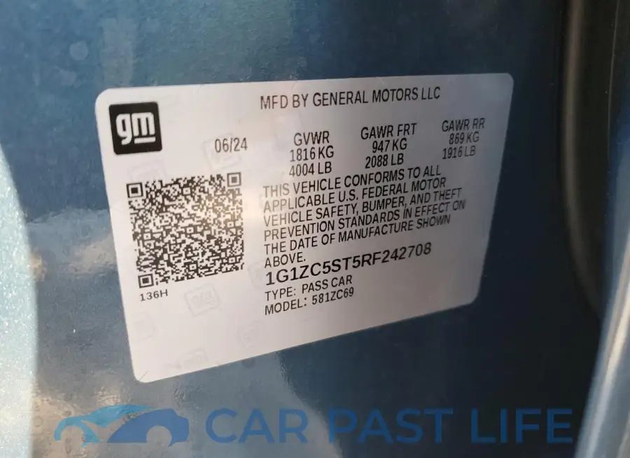 1G1ZC5ST5RF242708# 12