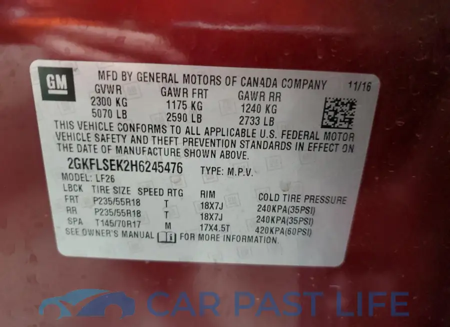 2GKFLSEK2H6245476# 13