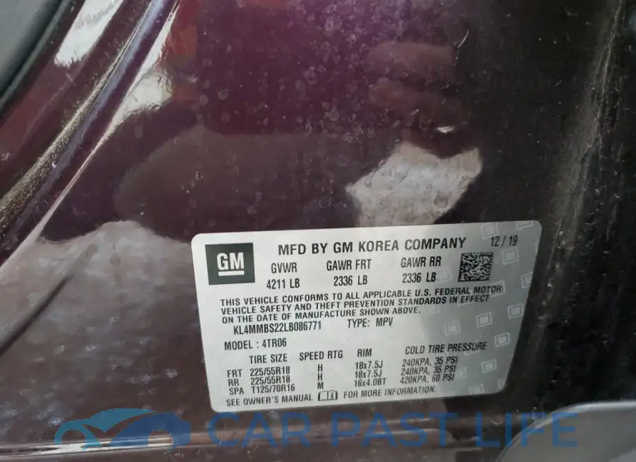 KL4MMBS22LB086771# 13