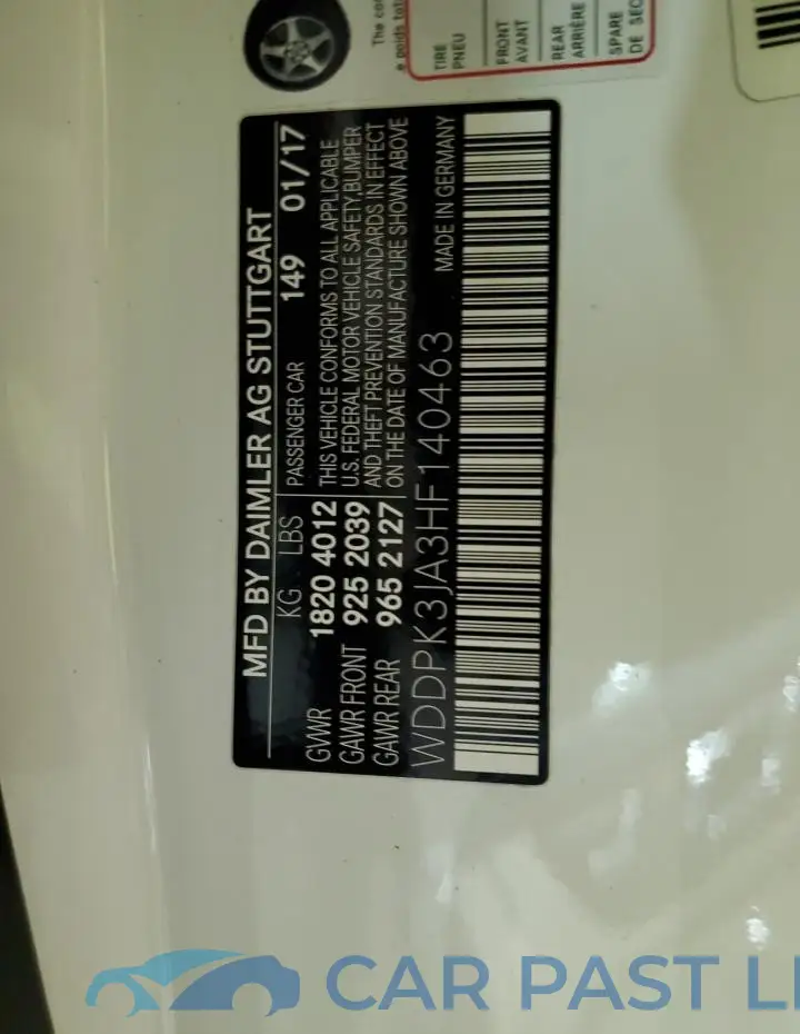 WDDPK3JA3HF140463# 12
