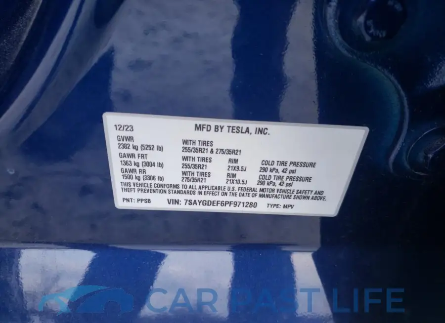 7SAYGDEF6PF971280# 12