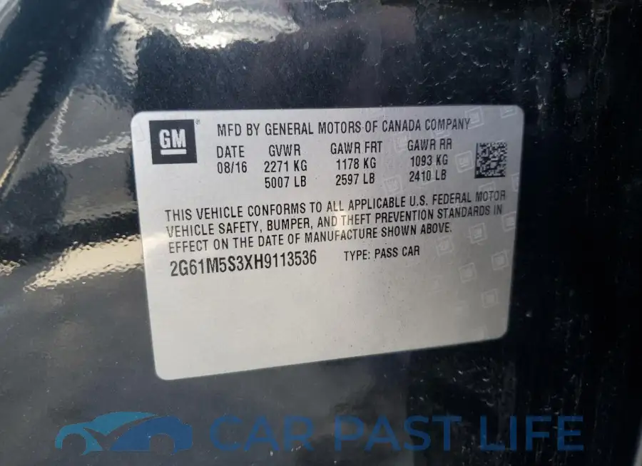 2G61M5S3XH9113536# 12