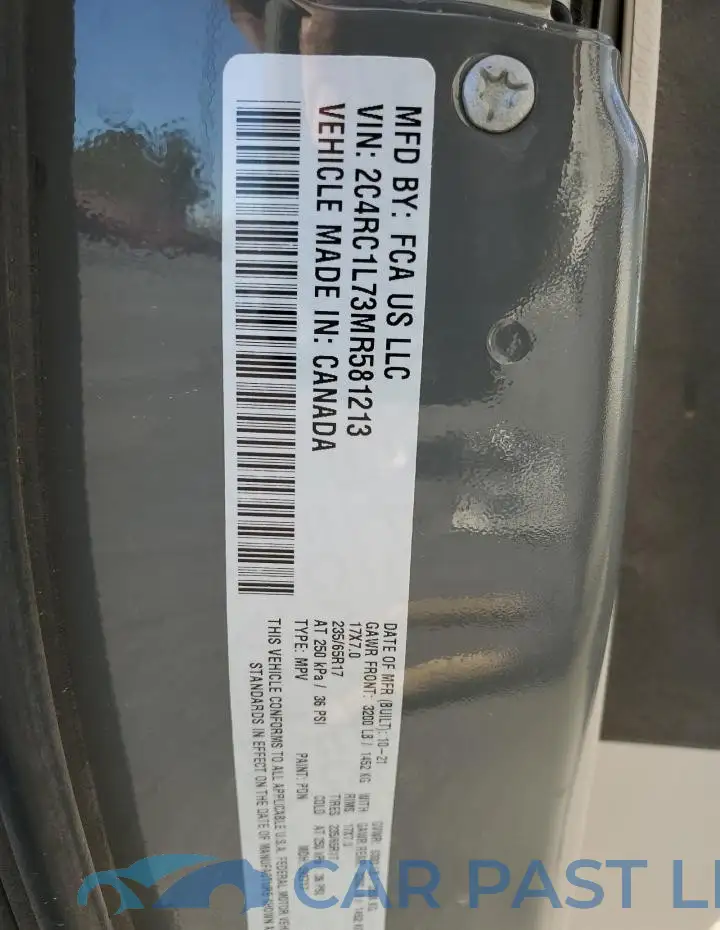 2C4RC1L73MR581213# 13