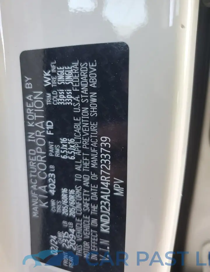 KNDJ23AU4R7233739# 12