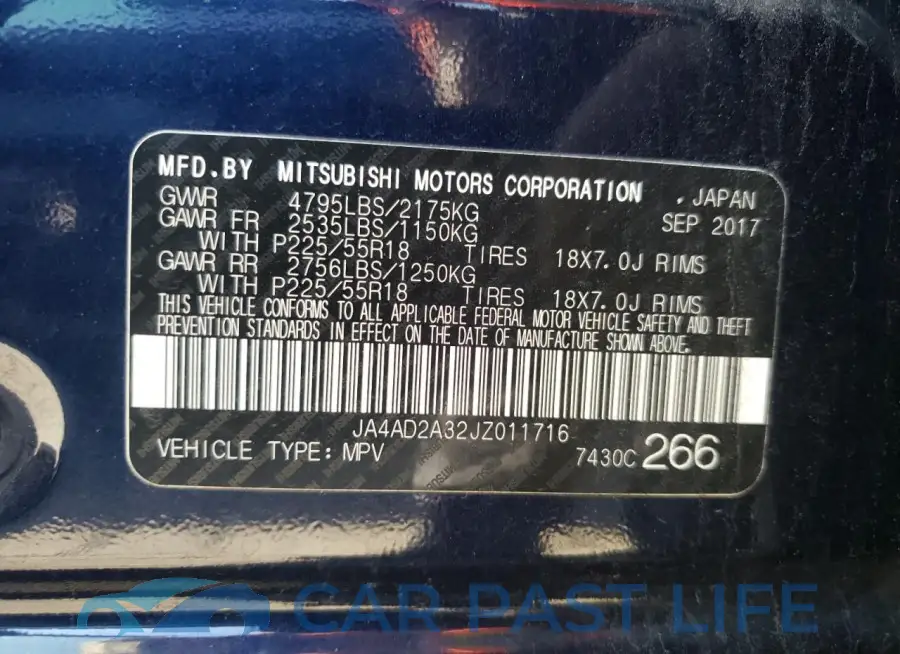 JA4AD2A32JZ011716# 13