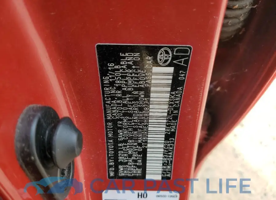 2T1BURHE9HC808771# 12