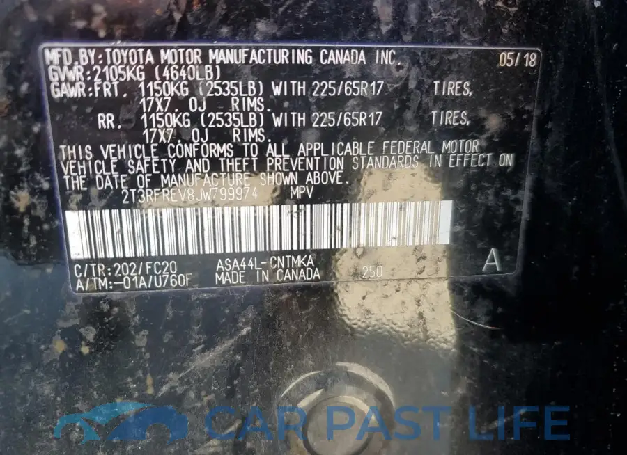 2T3RFREV8JW799974# 13