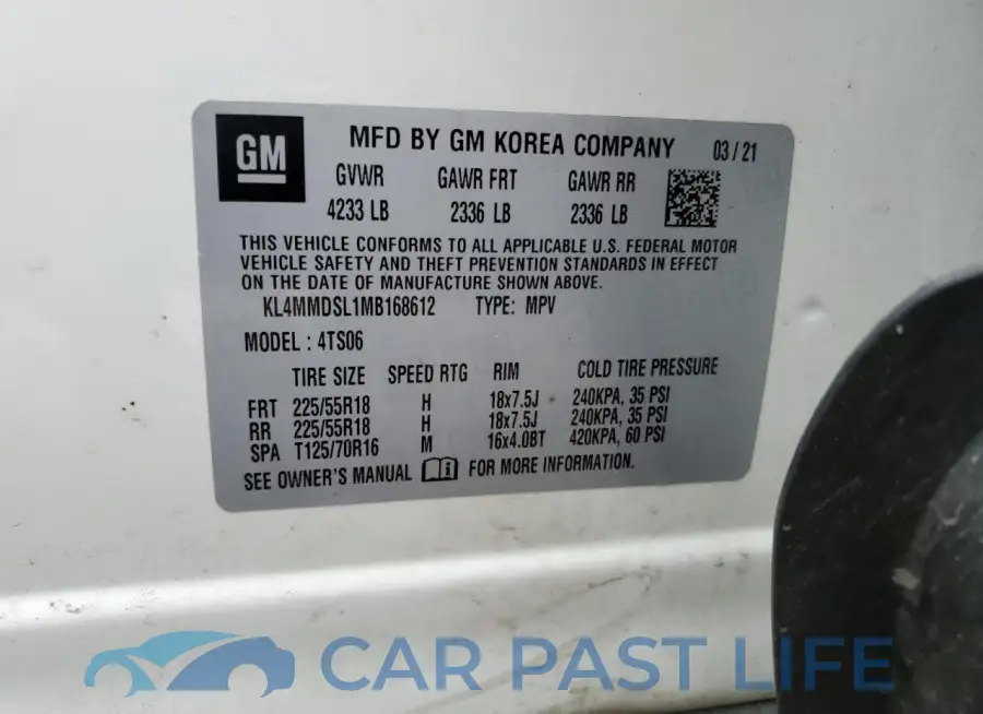 KL4MMDSL1MB168612# 14