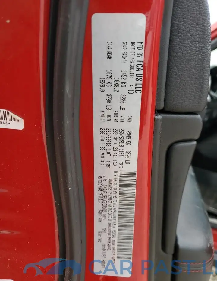 1C4RJFLG6JC353102# 13
