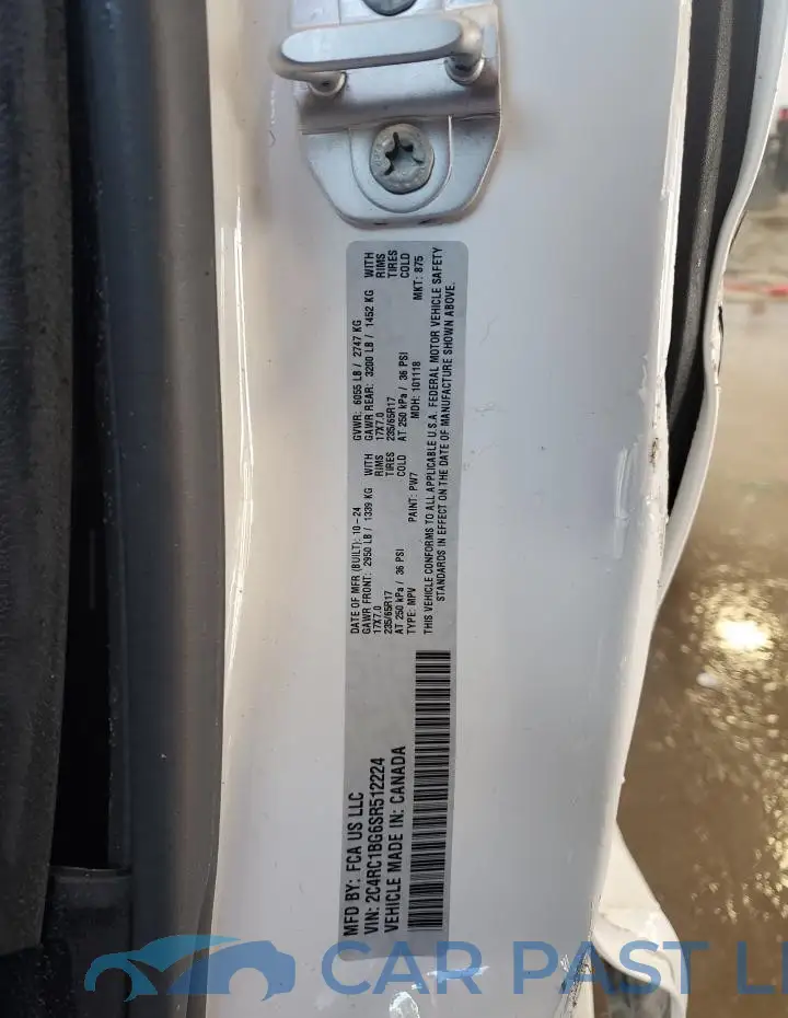 2C4RC1BG6SR512224# 13