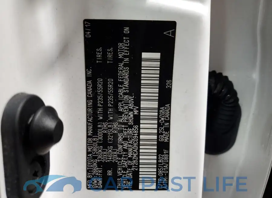 2T2BZMCA0HC094856# 12
