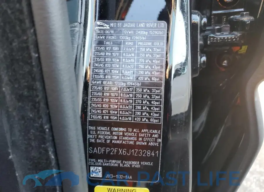SADFP2FX6J1Z32841# 13