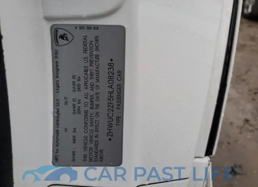 ZHWUC2ZF5HLA08238# 13