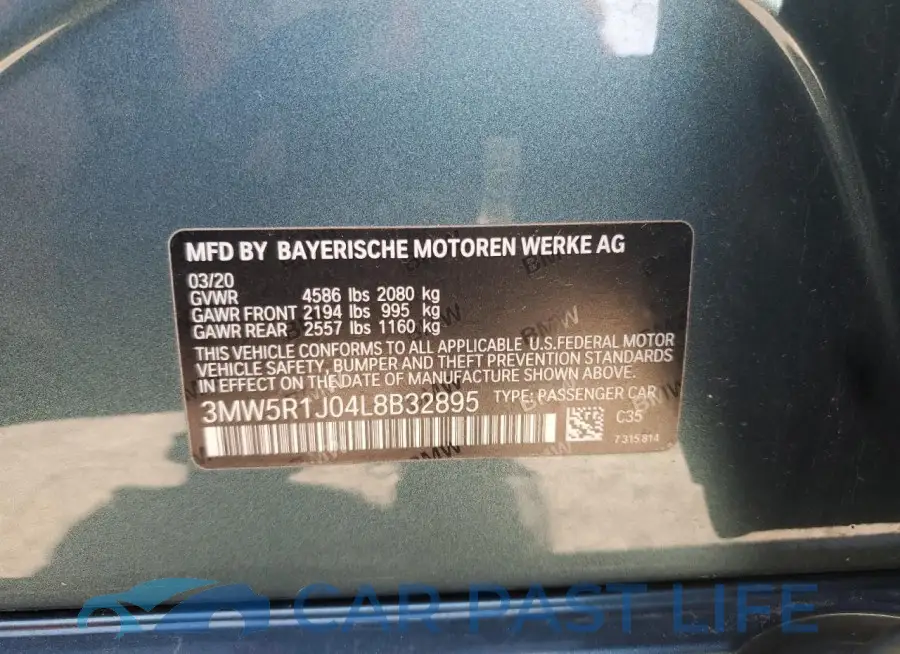 3MW5R1J04L8B32895# 12