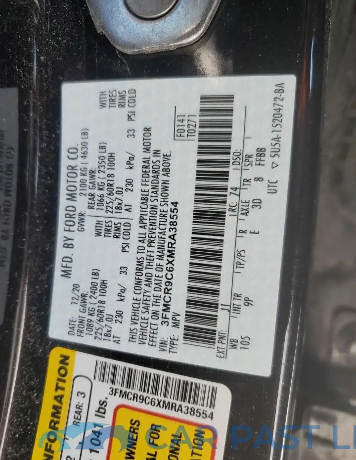 3FMCR9C6XMRA38554# 13