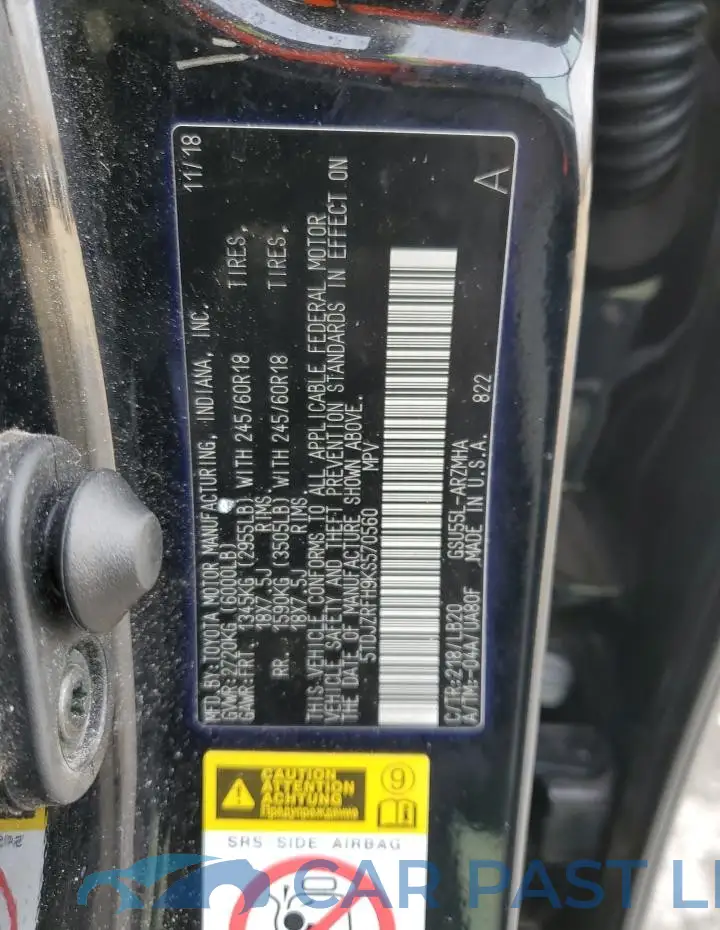 5TDJZRFH9KS570560# 14