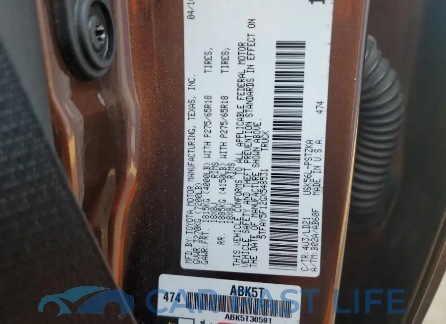5TFAY5F12GX548531# 12