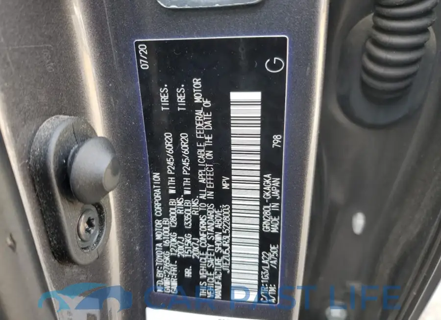 JTEZU5JR3L5228003# 13