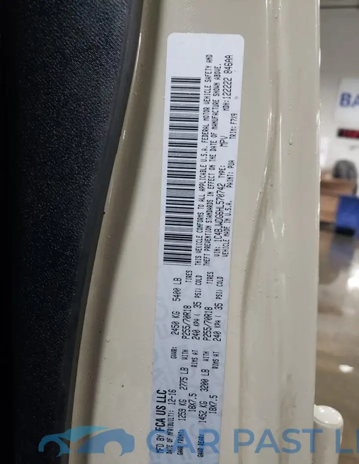 1C4BJWDG6HL570742# 12
