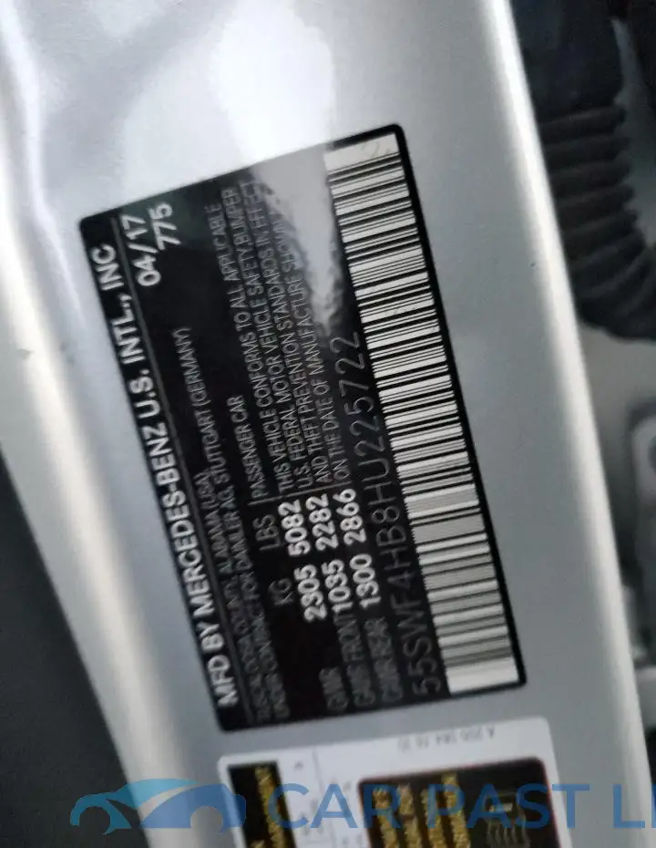 55SWF4HB8HU225722# 12