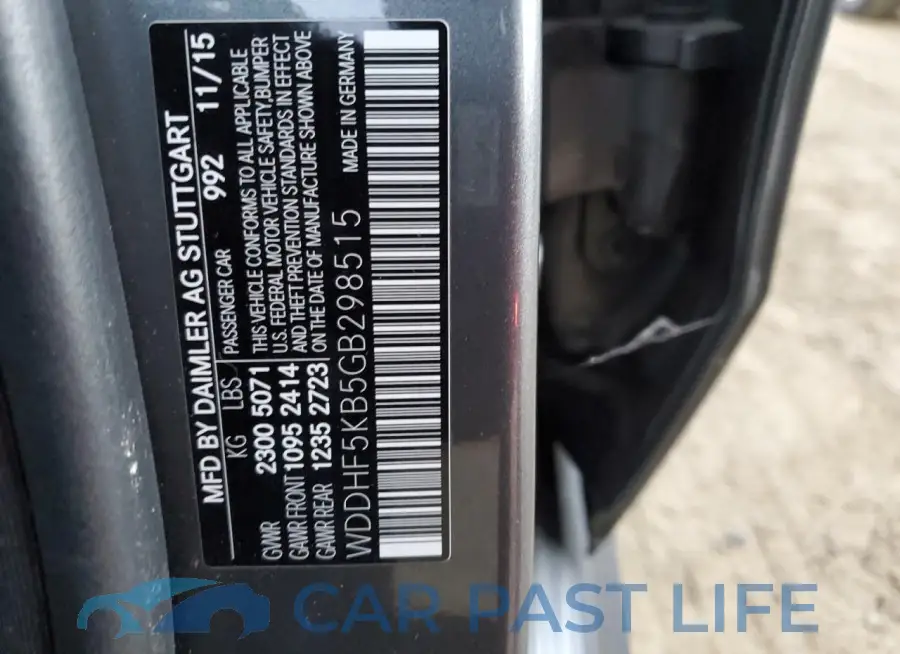 WDDHF5KB5GB298515# 12