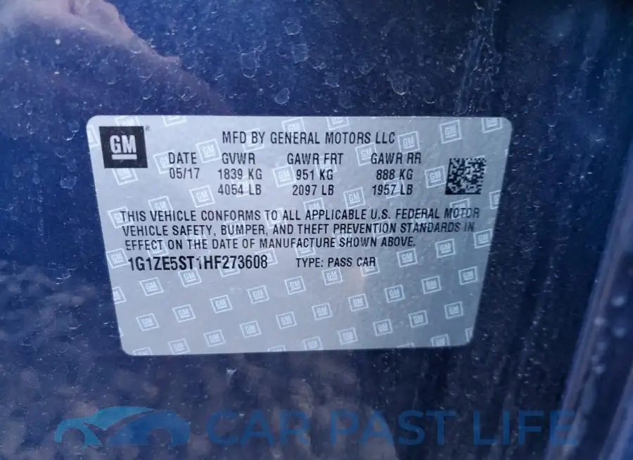 1G1ZE5ST1HF273608# 12