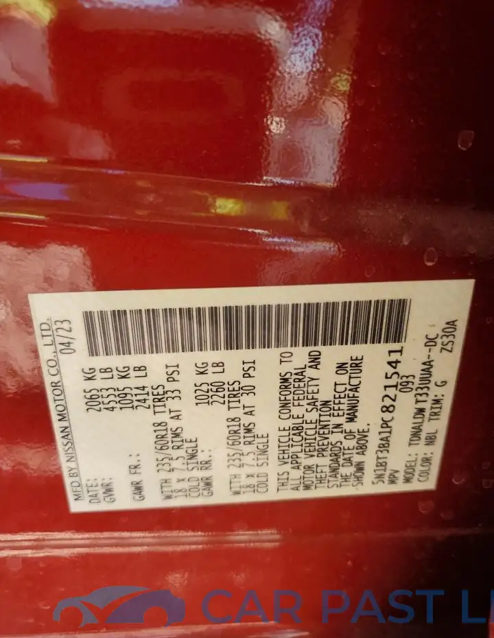 5N1BT3BA1PC821541# 13