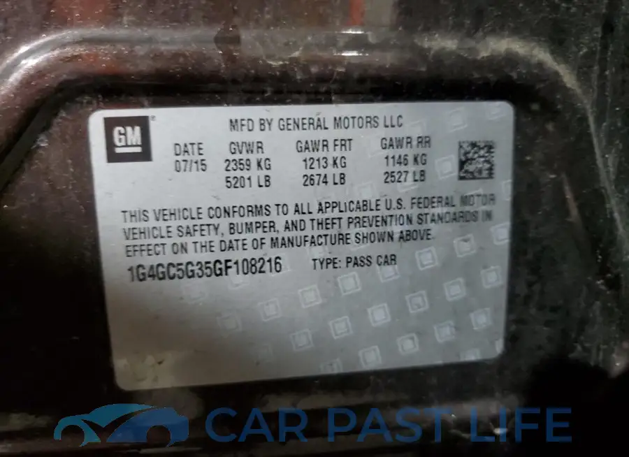 1G4GC5G35GF108216# 12