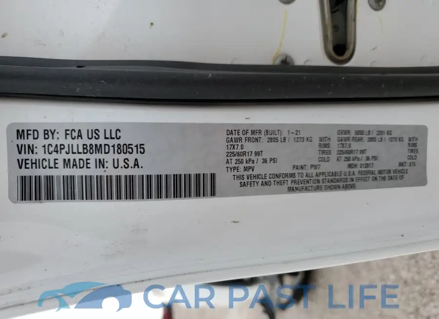 1C4PJLLB8MD180515# 13