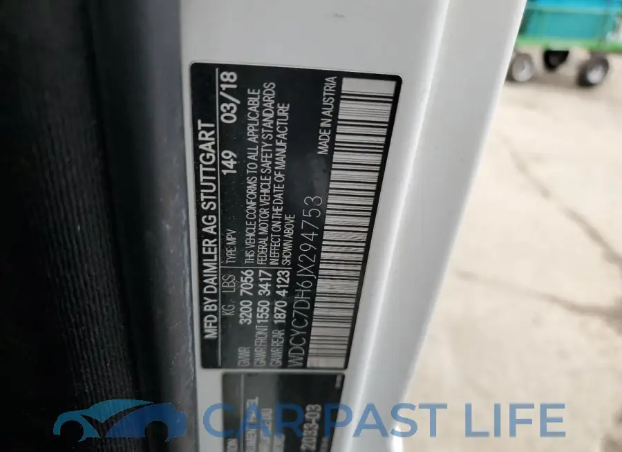 WDCYC7DH6JX294753# 13