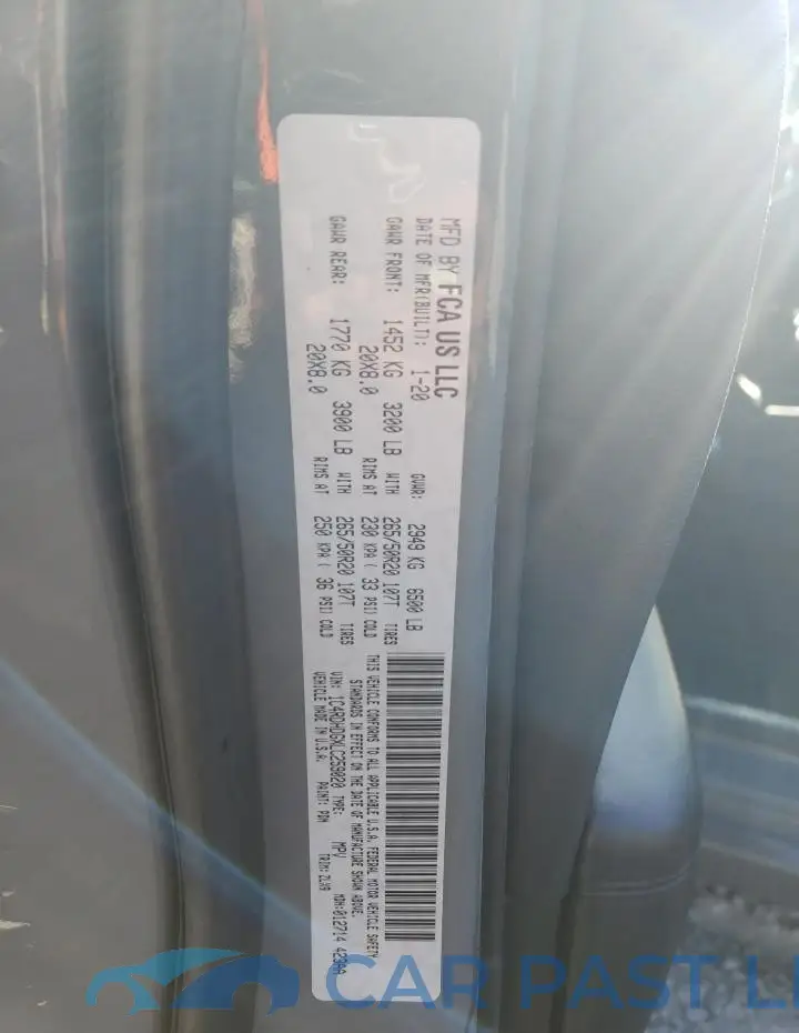 1C4RDHDGXLC259020# 12