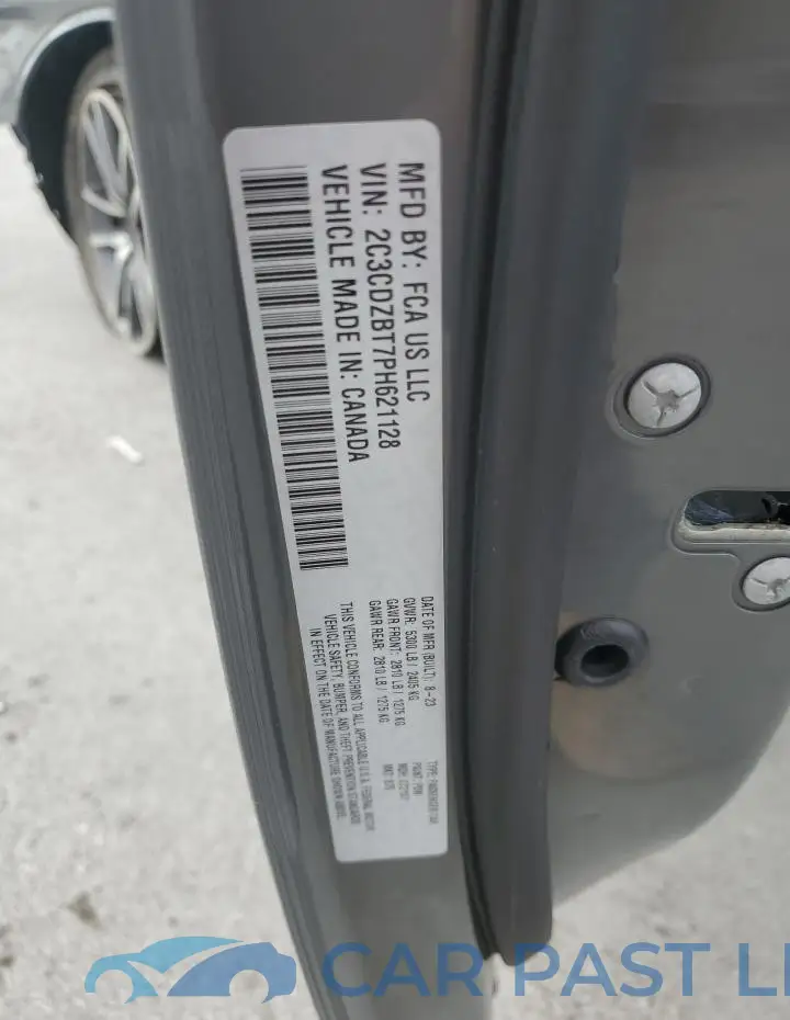 2C3CDZBT7PH621128# 12