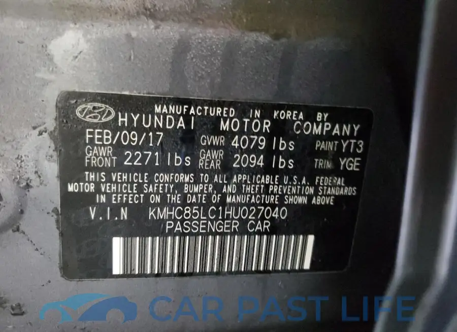 KMHC85LC1HU027040# 13