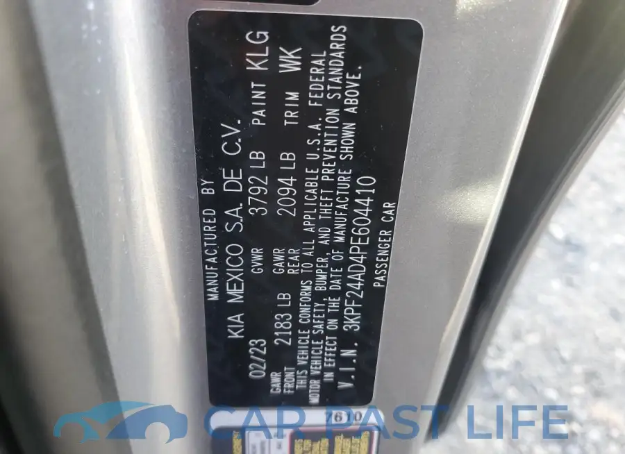 3KPF24AD4PE604410# 12