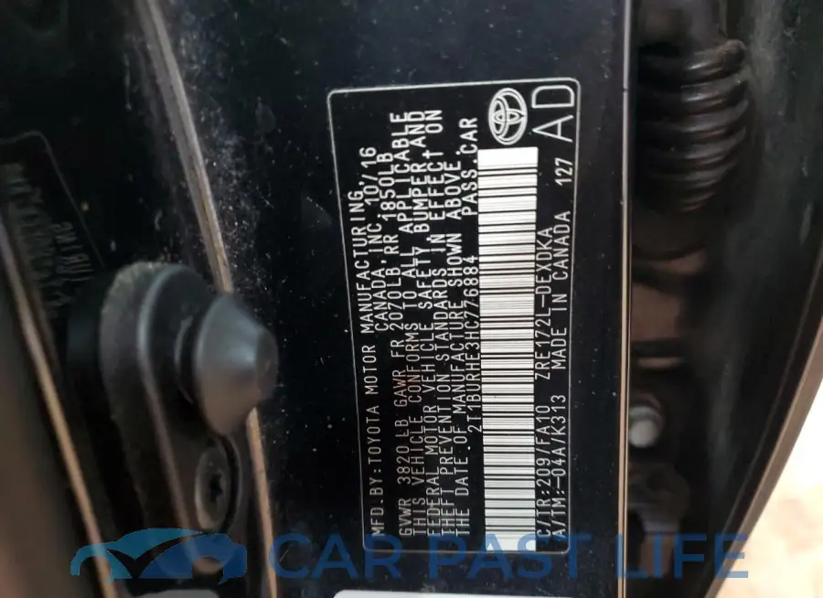 2T1BURHE3HC776884# 12