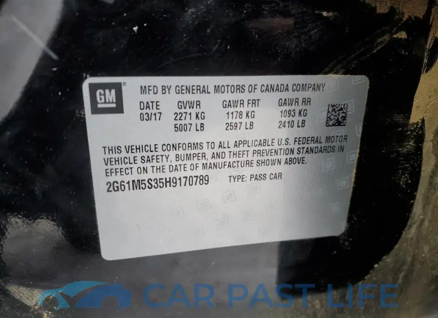 2G61M5S35H9170789# 13