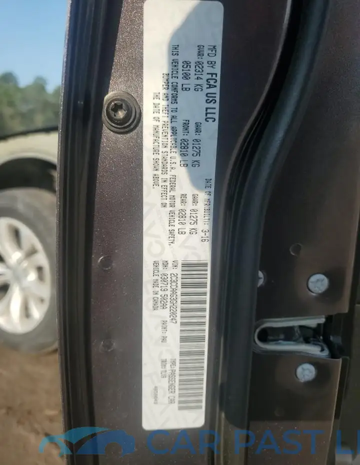2C3CCAAG3GH220247# 12