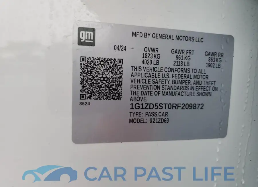 1G1ZD5ST0RF209872# 12
