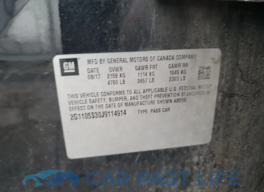 2G1105S30J9114914# 12