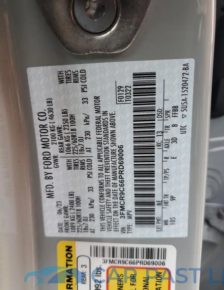 3FMCR9C66PRD69006# 14