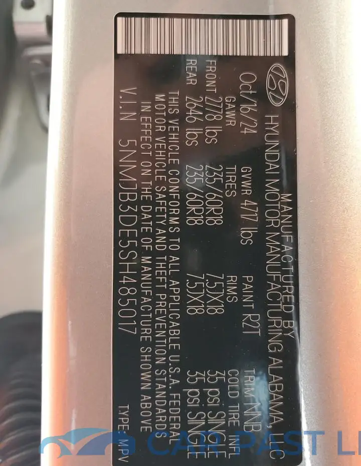 5NMJB3DE5SH485017# 14