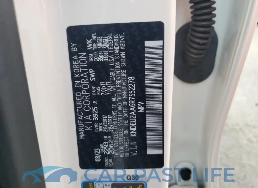 KNDEU2AA6R7552278# 13